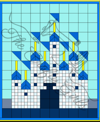 Quick and Easy Disney Inspired Castle Quilt Pattern