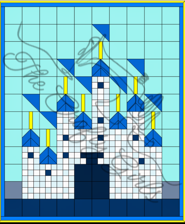 Quick and Easy Disney Inspired Castle Quilt Pattern