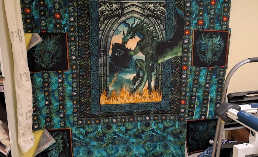 When the Longarm Stays Silent: How Curved Safety Pins Saved My Dragon Quilt