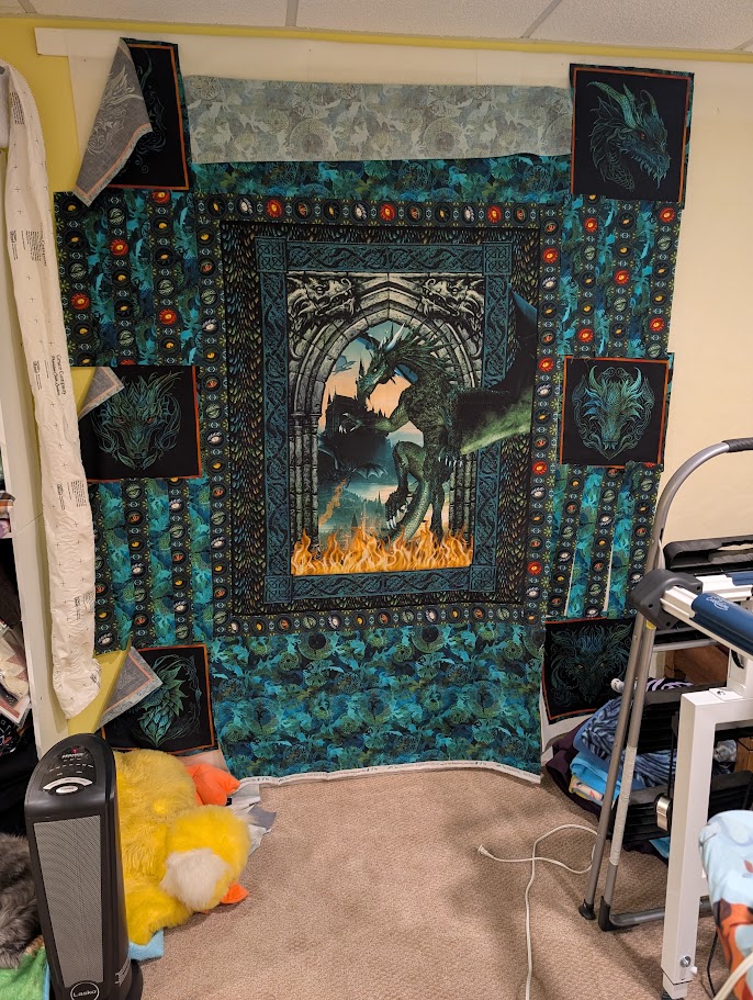 When the Longarm Stays Silent: How Curved Safety Pins Saved My Dragon Quilt
